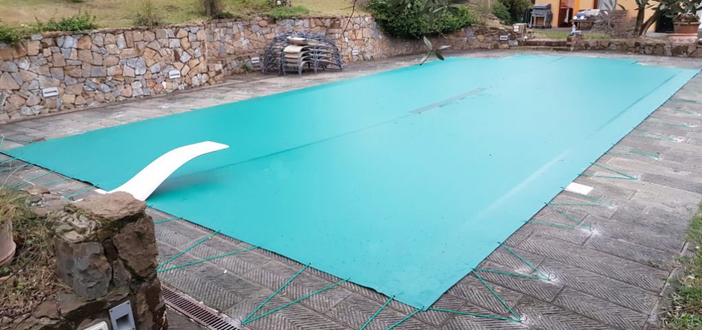 Copertura invernale piscina