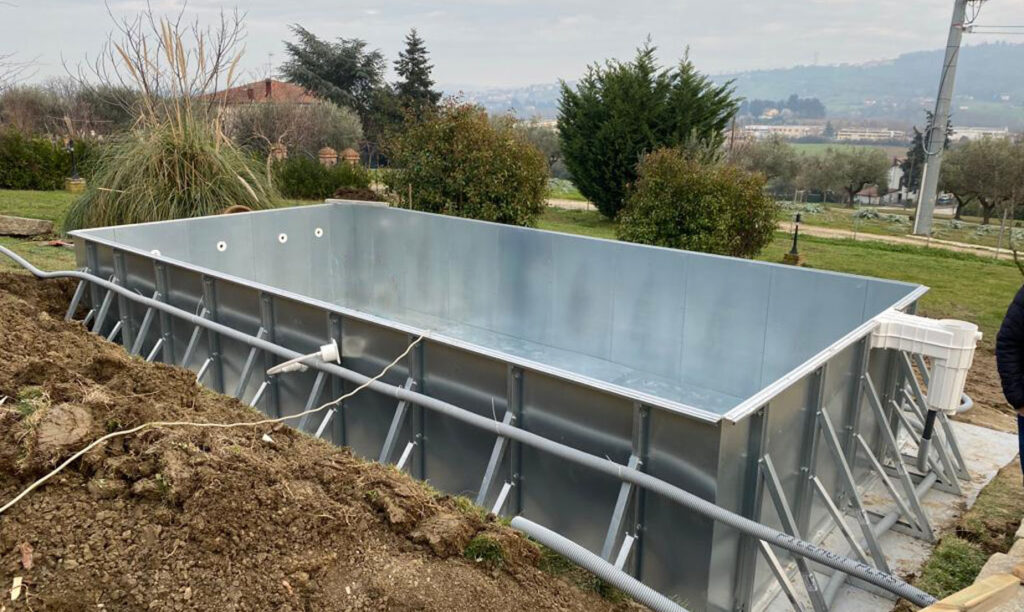 come installare una piscina